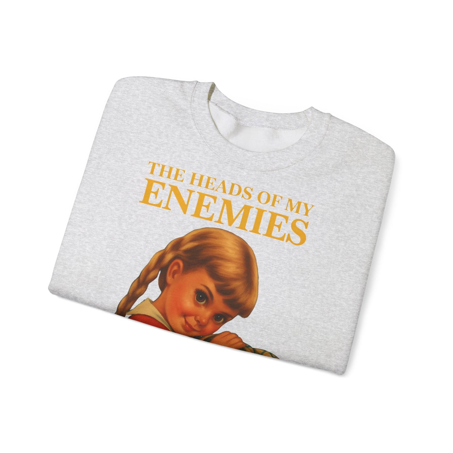 Sweatshirt “The Heads of My Enemies” – Subversive art to wear