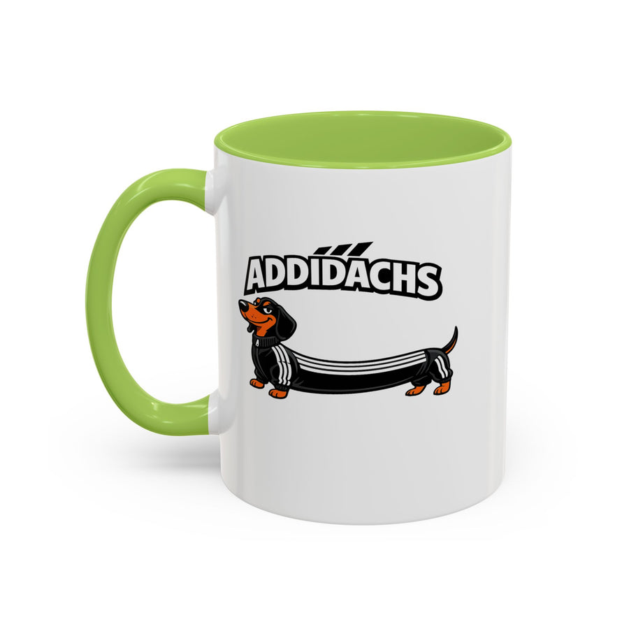 Mug Teckel Rigolo 'ADDIDACHS' - Tasse Chien Sportif pour Amoureux des Teckels