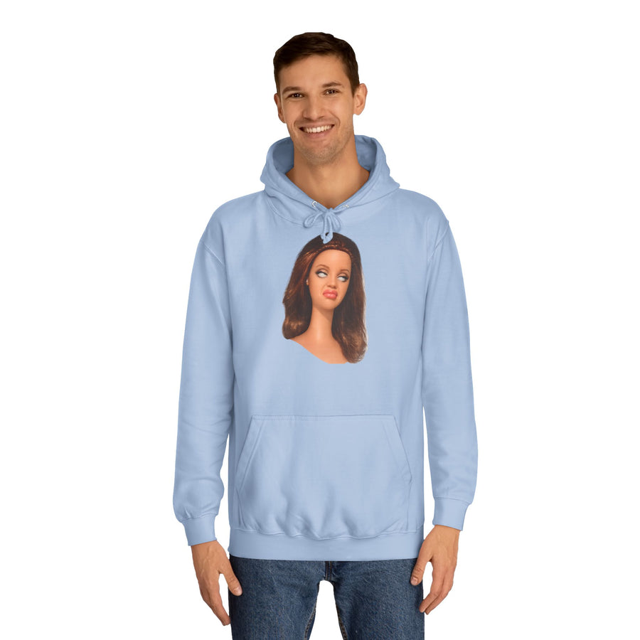 Funny Doll Meme Hoodie | Annoyed Face | Sarcastic Barbie Face Hoodie for Women
