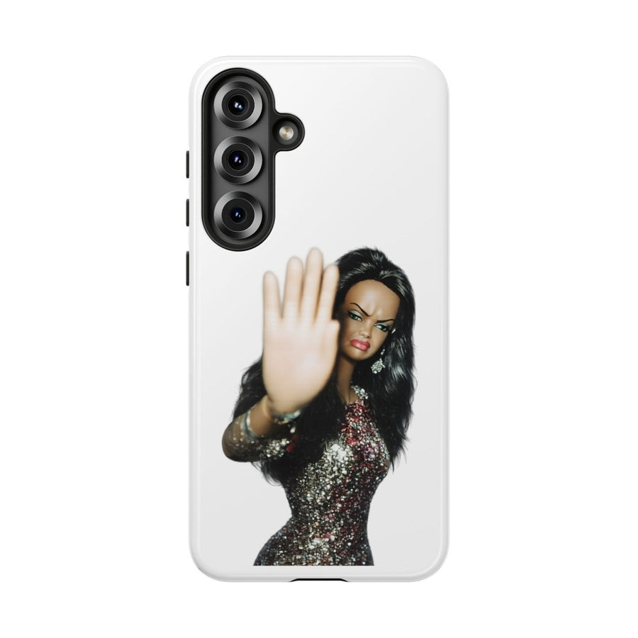 Coque de téléphone humoristique Talk to the Hand Doll – Coque effrontée pour iPhone & Samsung