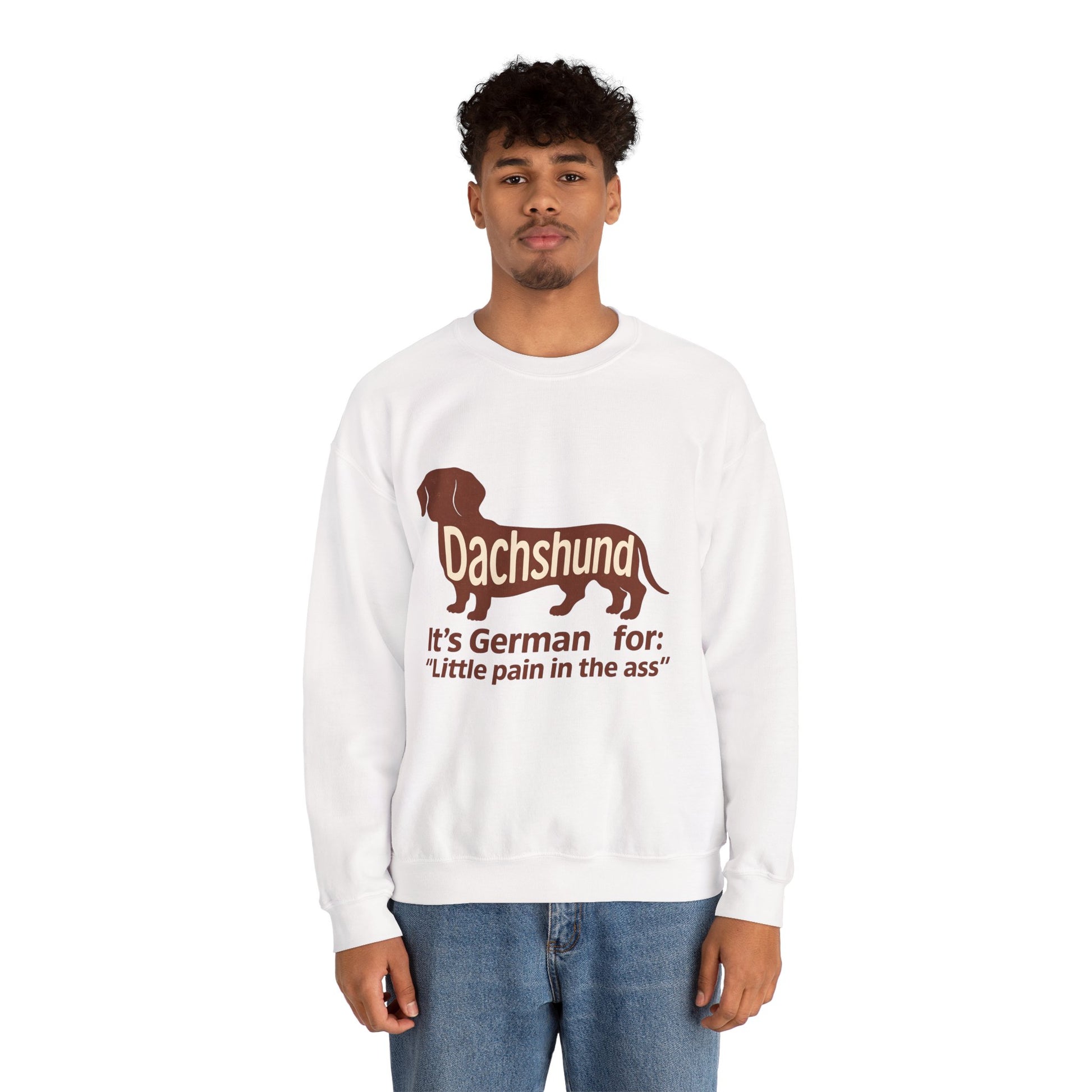 Dackel-Humor für Kenner: Sweatshirt mit frechem Spruch und kultigem Design – ideal für Hundefreunde mit Ironie. – Lustiges Sweatshirt | True Insights – Bild 52