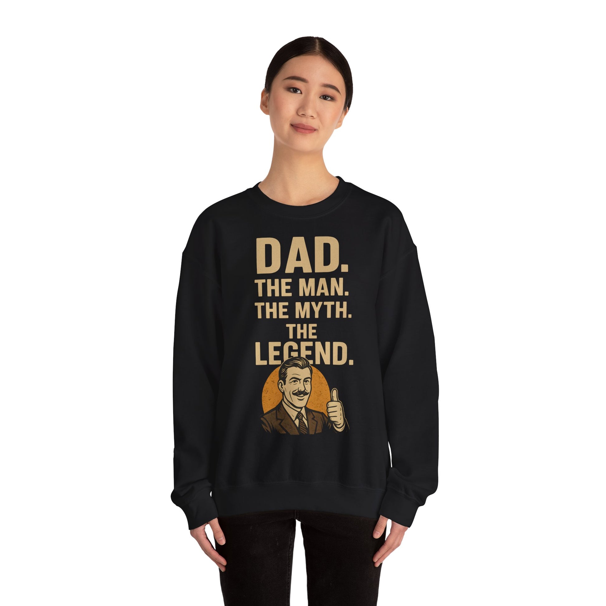 Sweatshirt – DAD. THE MAN. THE MYTH. THE LEGEND. - Sweatshirt für echte Legenden | True Insights Design mit Humor
