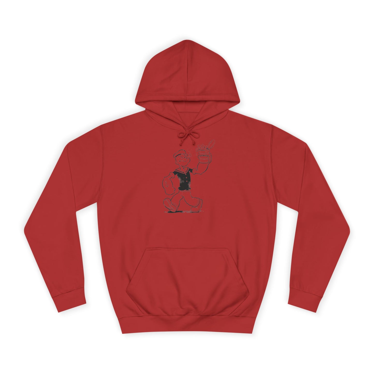 Popeye Spinat Dose Hoodie – Comic Kult Kapuzenpullover für Retro Cartoon Fans & Nostalgie Liebhaber