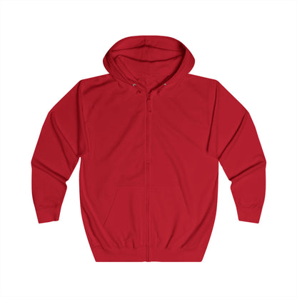 Botox O'Clock Zip Hoodie – Lustiges Neon Karikatur Motiv für Beauty-Fans, Grumpy Face Kapuzenjacke