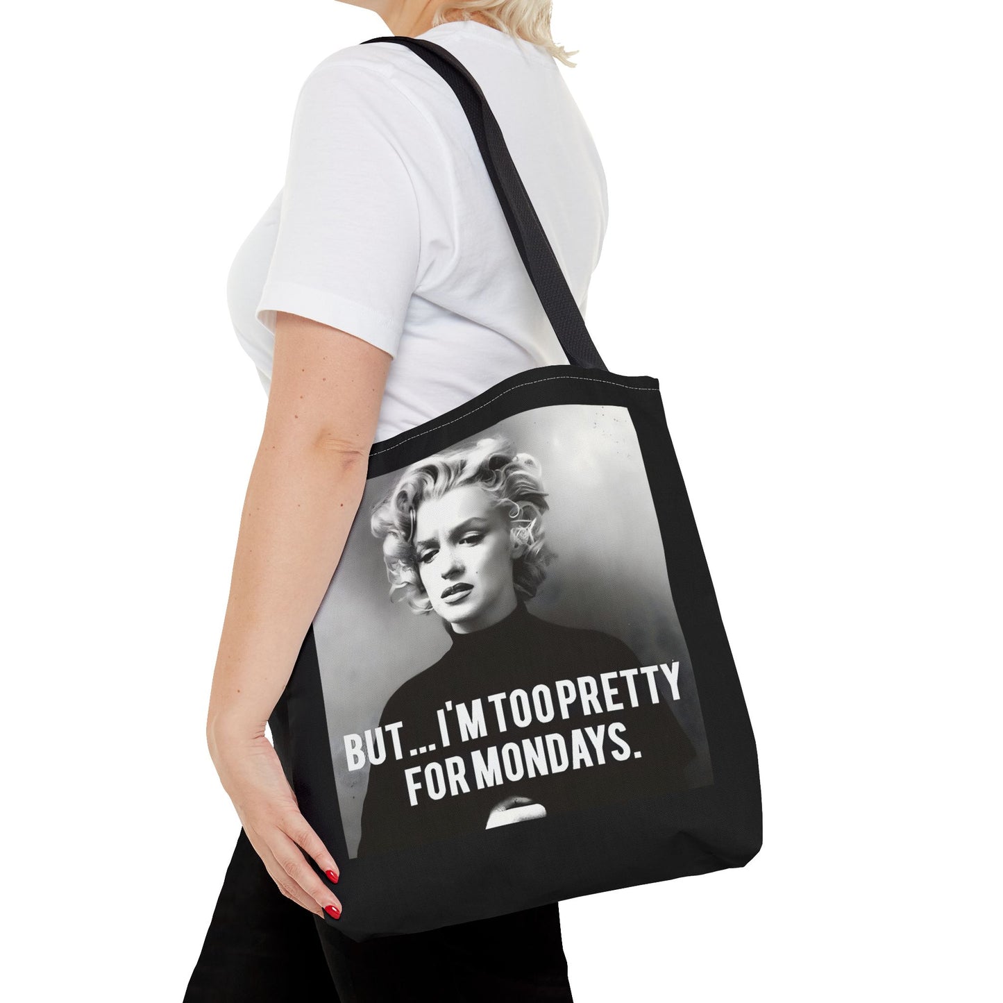 Vintage Damen T-Shirt – Too Pretty for Mondays – Retro Desig
