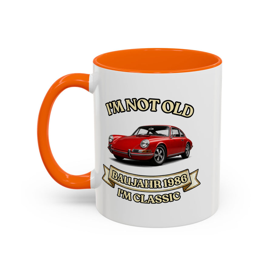 Geschenk zum 40. Geburtstag – Tasse Jahrgang 1986 Porsche 911
