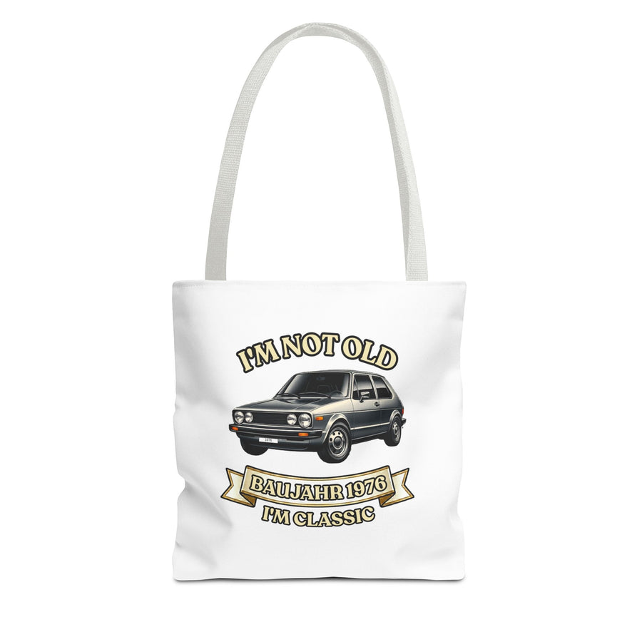 Born in 1976 Tote Bag – 50th Birthday Gift | Classic Car