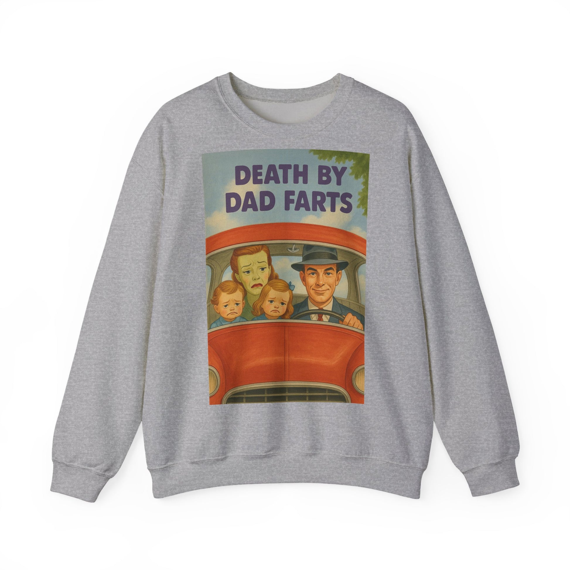 Sweatshirt – Dead by Dad Farts Sweatshirt – Lustiges Geschenk für Familien mit Humor | True Insights Design mit Humor