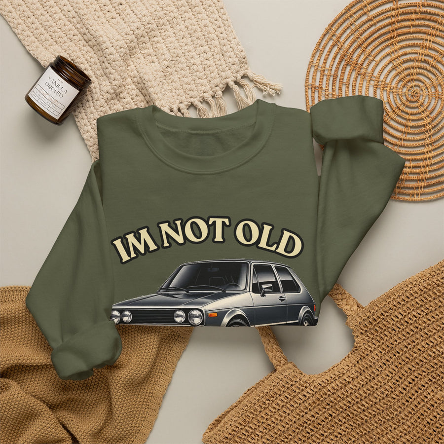 Oldtimer Sweatshirt – Abraham & Sarah cadeau 50 jaar