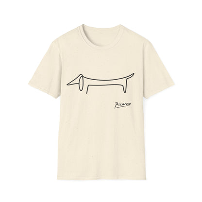 Picasso Dackel T-Shirt – Das edle Geschenk für Dackel-Besitzer