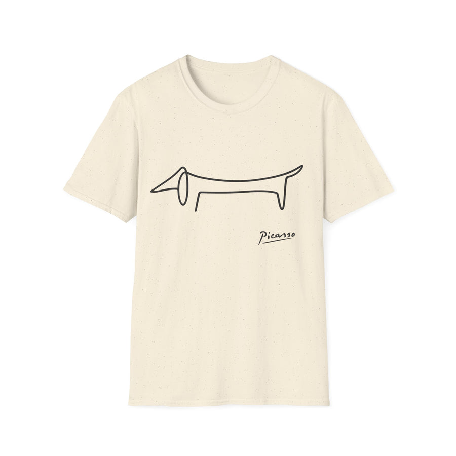 Picasso Dackel T-Shirt – Das edle Geschenk für Dackel-Besitzer