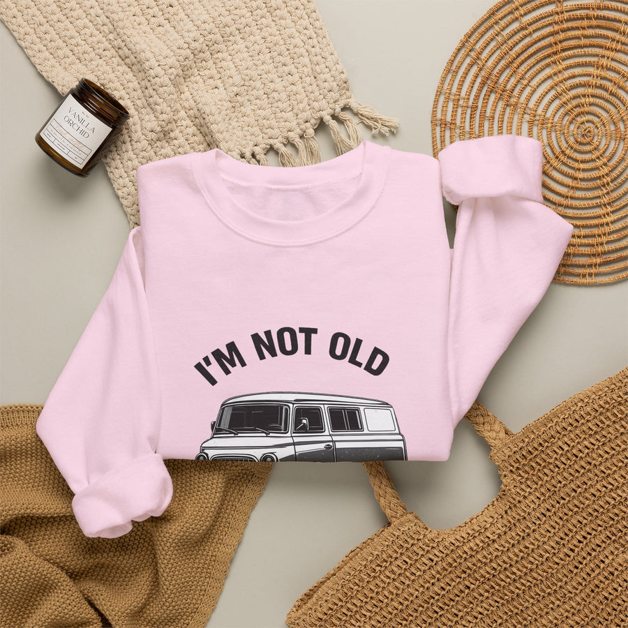 Barkas B1000 Classic Van Sweatshirt – I'm Not Old I'm Classic Geschenk für DDR-Oldtimer-Fans