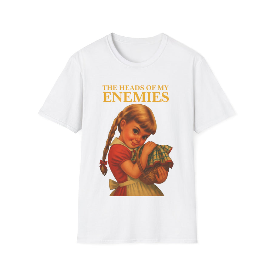 T-shirt satirique The Heads of My Enemies - Humour noir design rétro