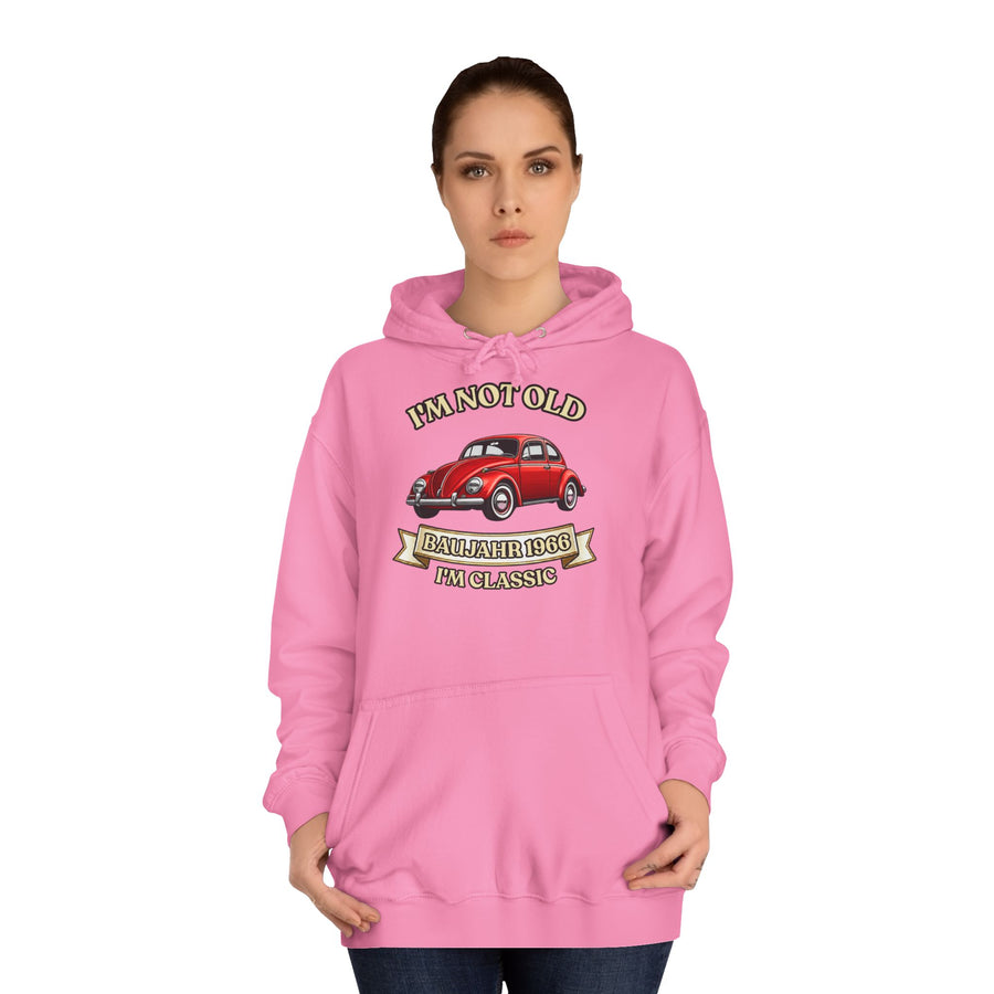 Geschenk zum 60. Geburtstag – Hoodie Jahrgang 1966 VW Käfer