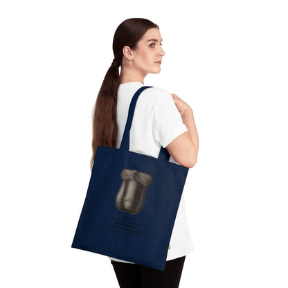 Vintage Motiv – Anatomie Tote Bag – Fig. 87: Die männlichen Geschlechtsorgane | Aufklärung to go | True Insights Design mit Humor