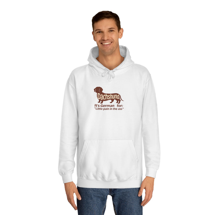 Dachshund – Little Pain in the Ass Hoodie – Lustiges Dackel-Motiv mit Spruch