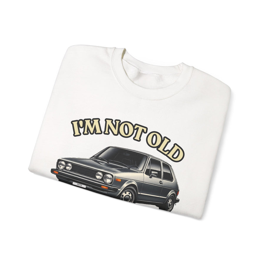 Born in 1976 Sweatshirt – 50th Birthday Gift | Classic Car