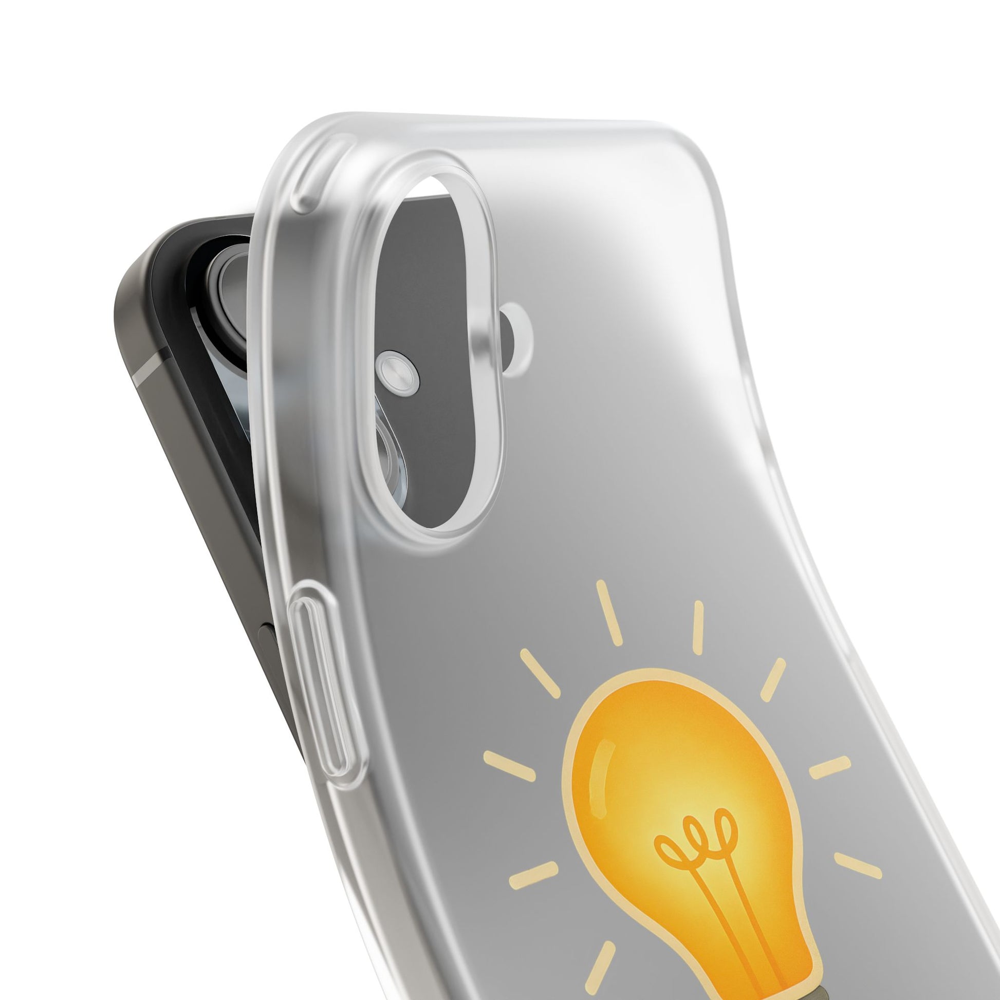 WATT? Handyhülle mit Glühbirnen-Motiv | Lustiger Schutz für Technik-Nerds & Elektrotypen-Phone Case-True Insights