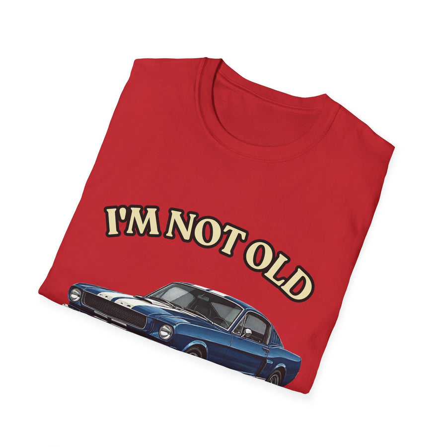 True Insights Geschenk zum 40. Geburtstag – T-Shirt Jahrgang 1987 Muscle Car | I'm Not Old I'm Classic