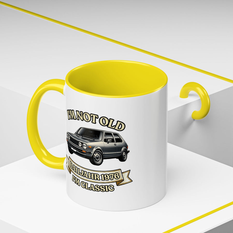 Born in 1976 Mug – 50th Birthday Gift | Classic Car