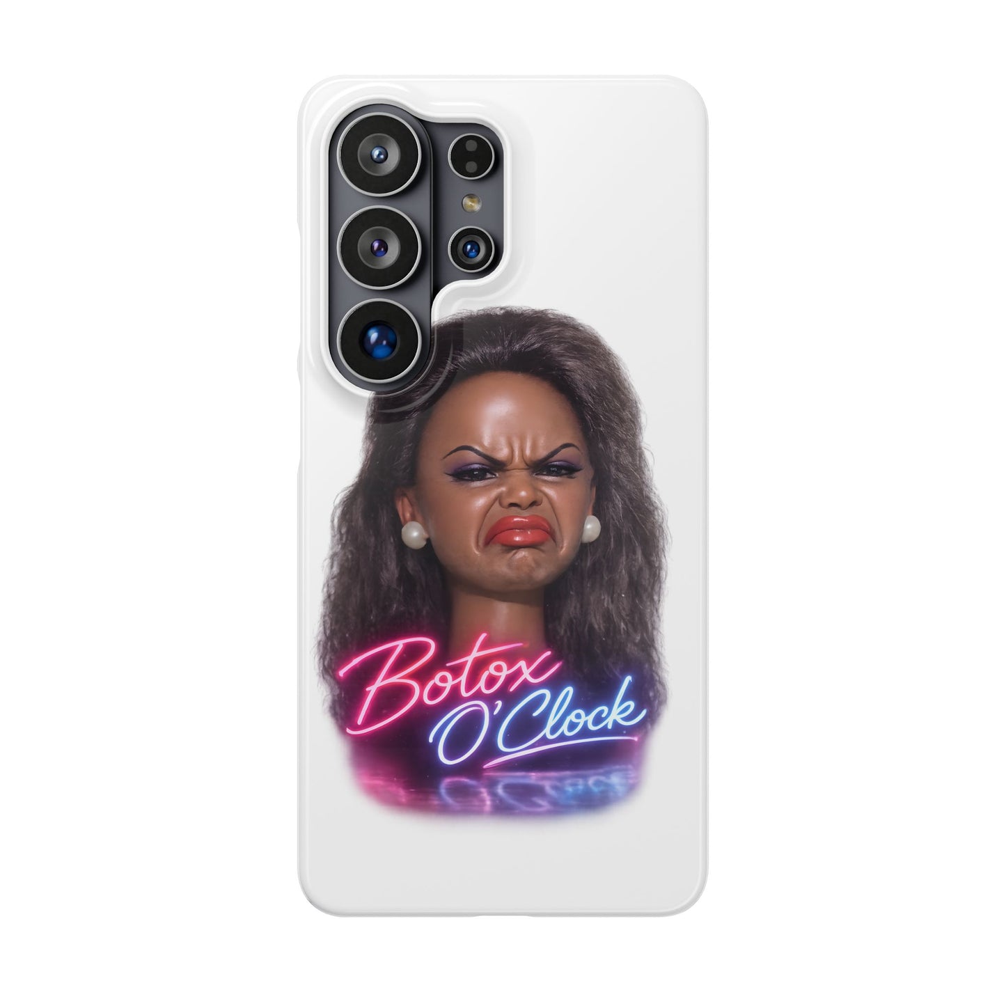 Botox O'Clock Handyhülle – Lustige Neon Diva Schutzhülle für Beauty-Fans, ideales Geschenk