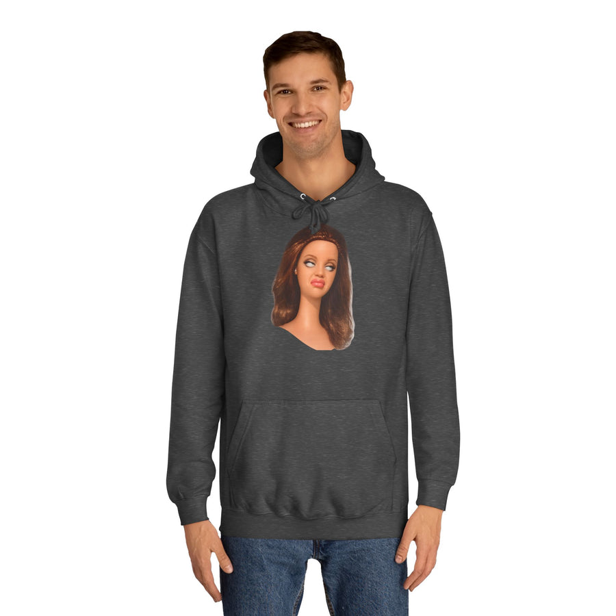 Funny Doll Meme Hoodie | Annoyed Face | Sarcastic Barbie Face Hoodie for Women