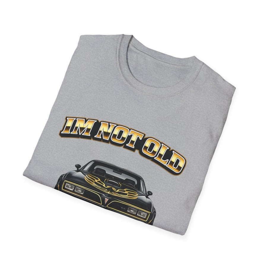 True Insights T-Shirt Im Not Old Im Classic satirisches Oldtimer Motiv getragen von Modell