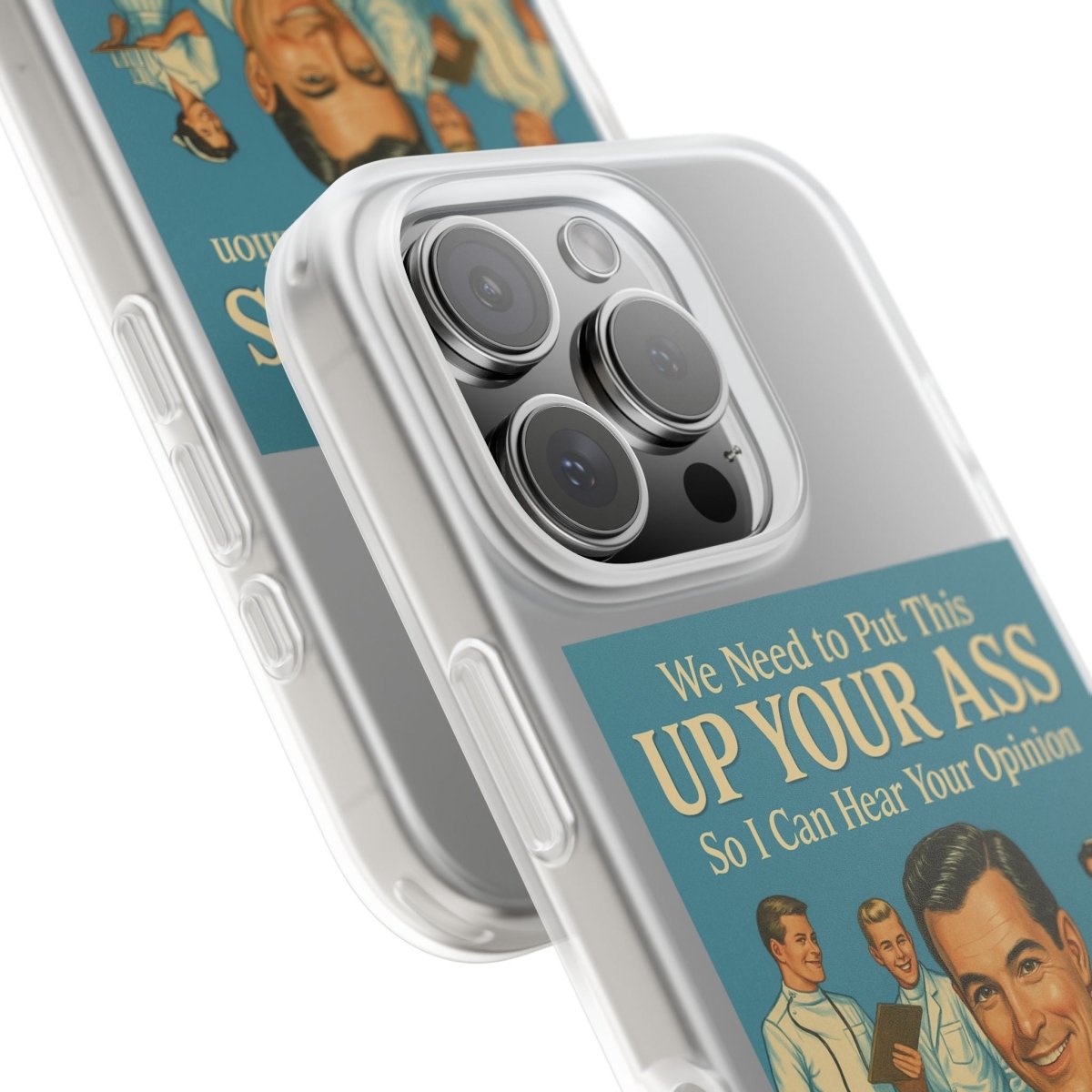 Handyhülle „Doctor’s Opinion“ – Retro-Arzt mit schwarzem Humor-Phone Case-True Insights