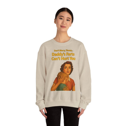 Sweatshirt – Daddy’s Farts – Satirisches Retro-Sweatshirt mit schwarzem Humor | True Insights Design mit Humor