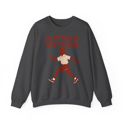 Sweatshirt – I Come to F*** You Over Sweatshirt – Provokantes Statement mit Humor | True Insights Design mit Humor