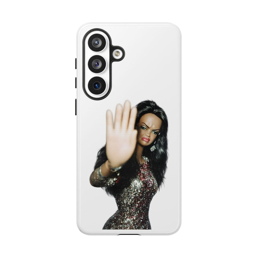 Coque de téléphone humoristique Talk to the Hand Doll – Coque effrontée pour iPhone & Samsung