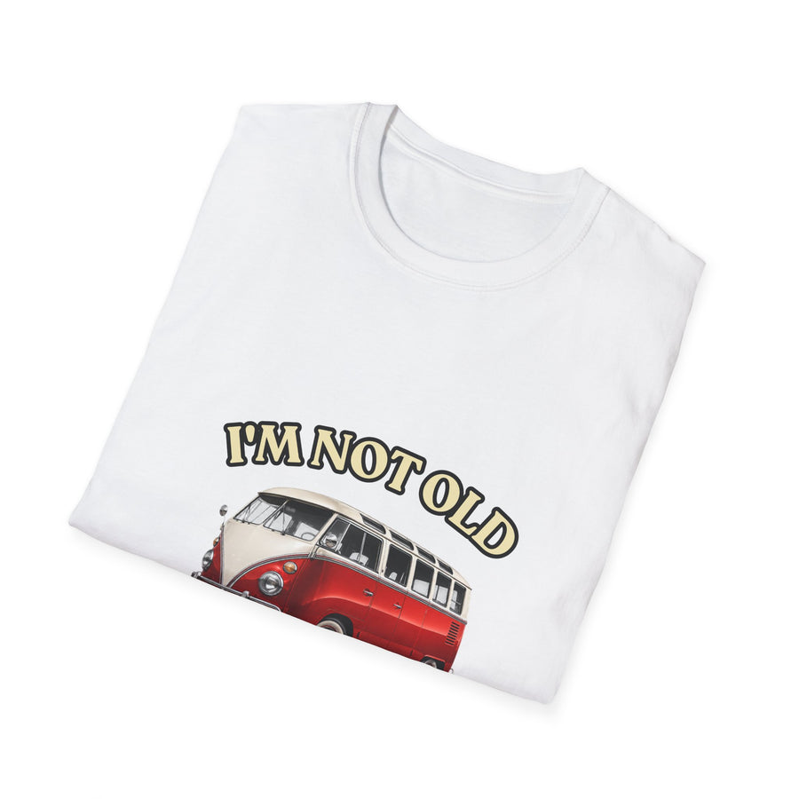 True Insights T-Shirt Baujahr 1986 Retro Bulli Bus, stilvolles Unisex Geburtstagsgeschenk im Retro-Look
