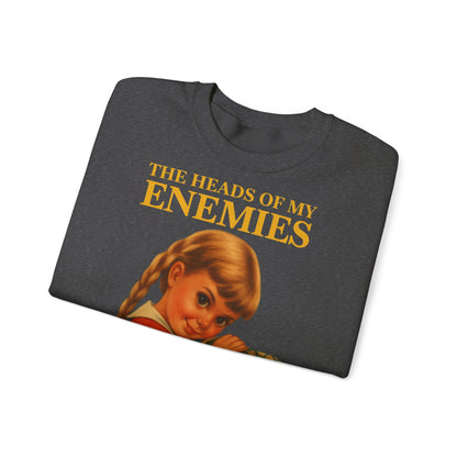 Sweatshirt “The Heads of My Enemies” – Subversive art to wear