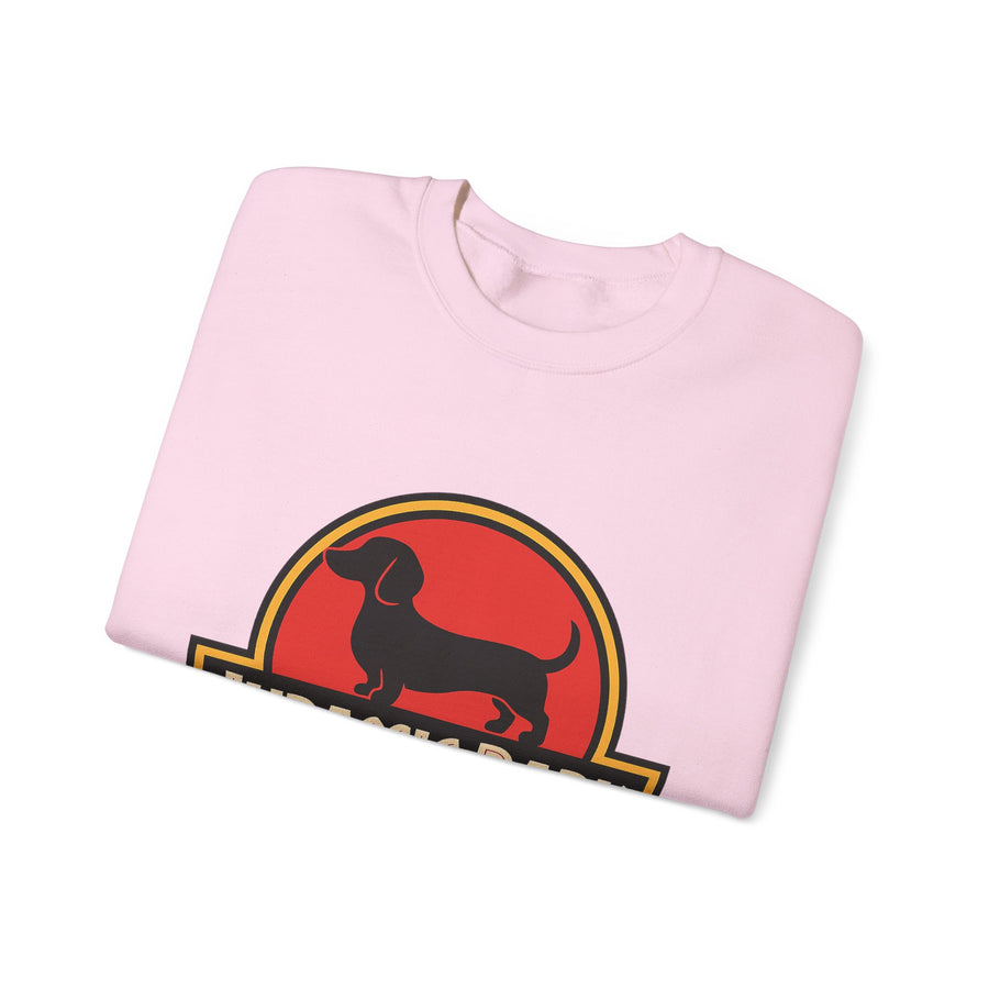 Sweatshirt Jurassic Bark Parodie Teckel – Sweat humoristique pour amateurs de teckels & cinéphiles