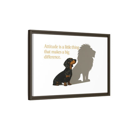 Inspirierendes Wandmotiv mit klarer Botschaft – ruhig, positiv und ideal für moderne Wohnräume.