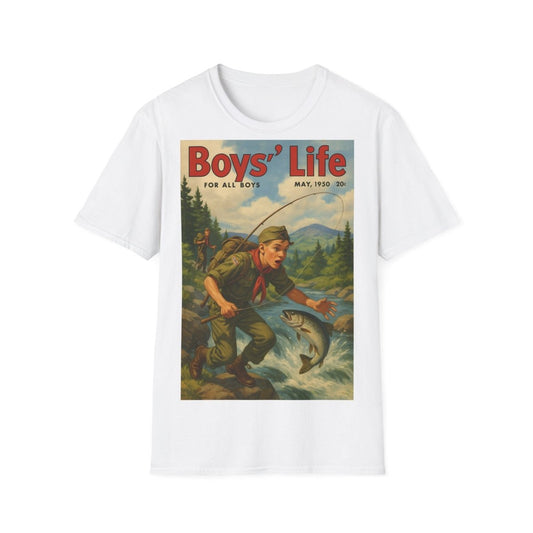 Vintage Motiv – Vintage „Boys’ Life“ T-Shirt – Retro-Pfadfinder-Motiv | True Insights Design mit Humor