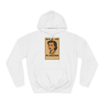 Has Anyone Seen My Lorazepam Hoodie – Retro-Pop-Art mit schwarzem Humor
