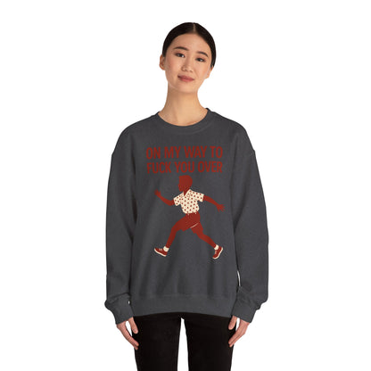 Sweatshirt – I Come to F*** You Over Sweatshirt – Provokantes Statement mit Humor | True Insights Design mit Humor