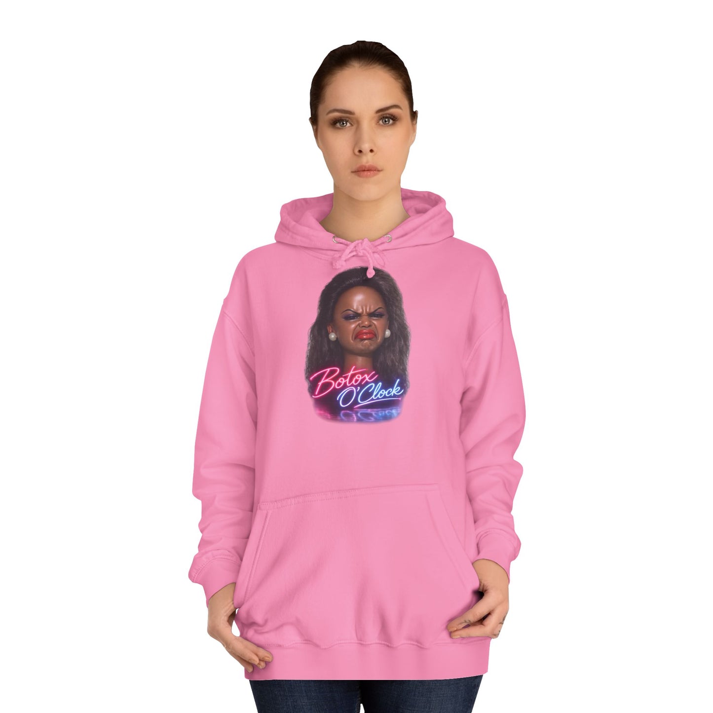 Botox O'Clock Hoodie – Lustiges Neon Beauty Motiv für Botox-Fans, Damen & Herren Geschenk