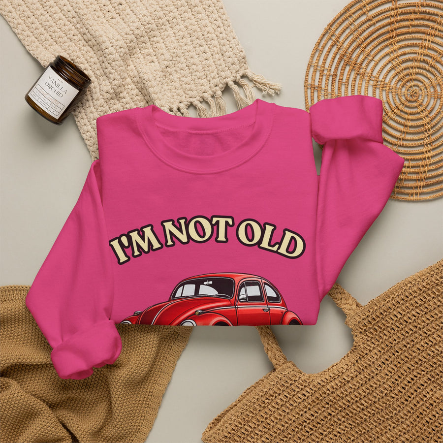 Born in 1976 Sweatshirt – 50th Birthday Gift | VW Beetle