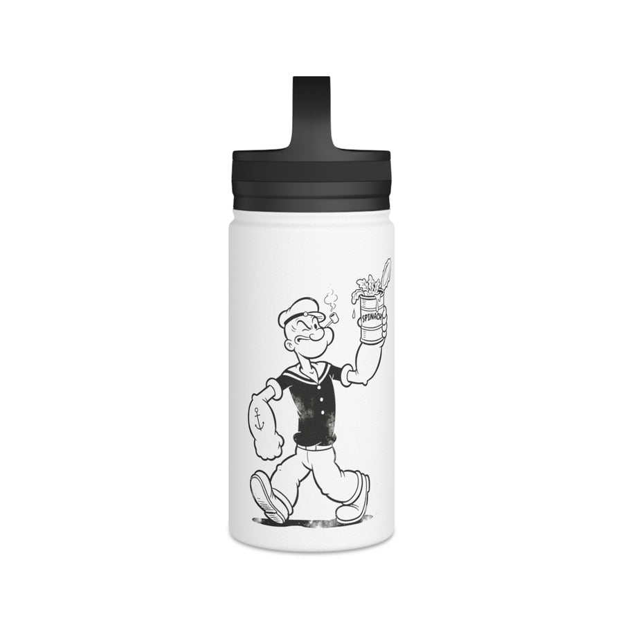 Gourde inox Popeye Épinards – Bouteille isotherme culte