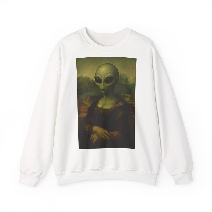 True Insights Mona Alien Sweatshirt – Kunstparodie mit Außerirdischer