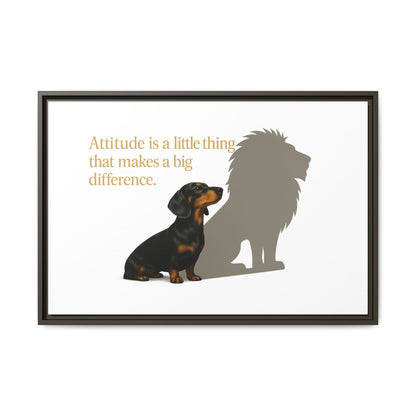 Inspirierendes Wandmotiv mit klarer Botschaft – ruhig, positiv und ideal für moderne Wohnräume.