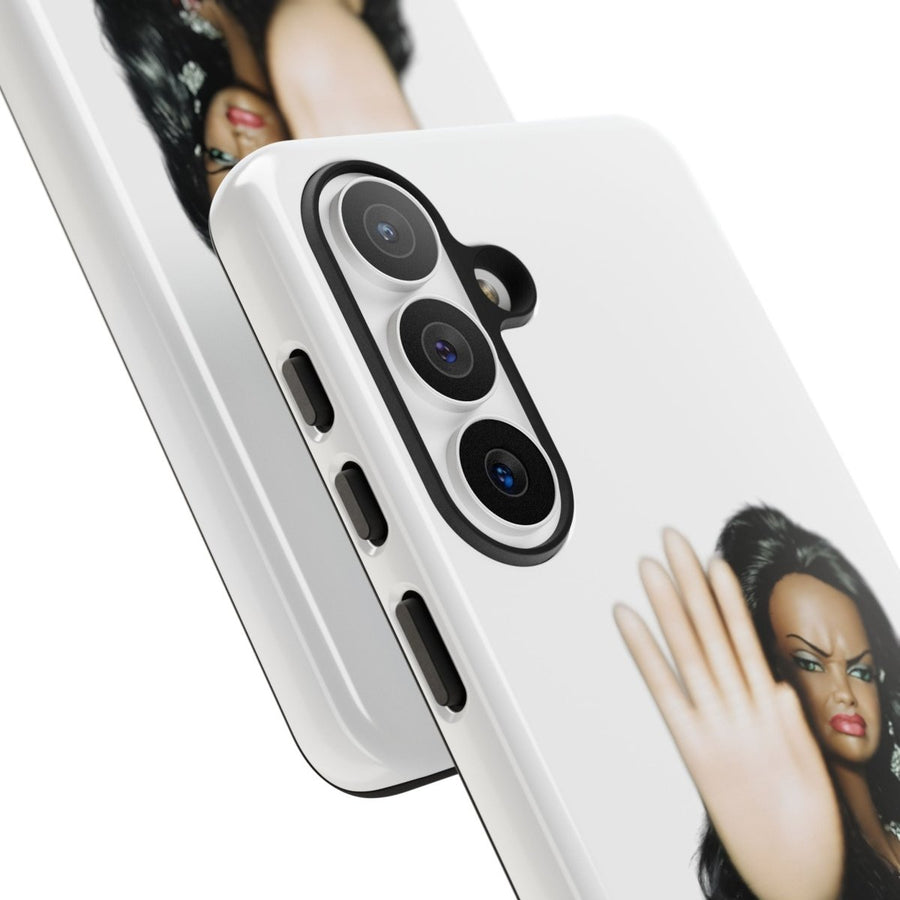Coque de téléphone humoristique Talk to the Hand Doll – Coque effrontée pour iPhone & Samsung