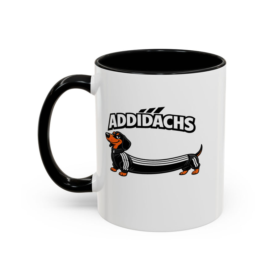 Mug Teckel Rigolo 'ADDIDACHS' - Tasse Chien Sportif pour Amoureux des Teckels