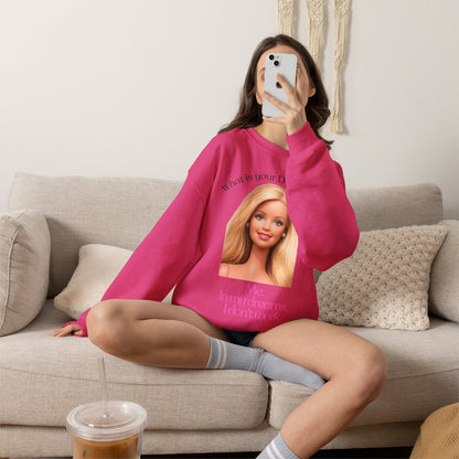 Lustiges Sweatshirt 'In my dreams I don't work' - Anti-Arbeit Spruch Pullover für Faulenzer & Büromuffel