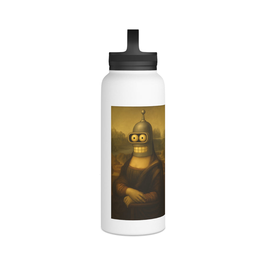 True Insights Flasche Roboter Mona Lisa Parodie, witziges Sci-Fi Design als originelle Geschenkidee