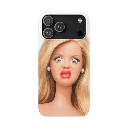 Lustige Handyhülle mit schockiertem Puppen-Gesicht – Meme Handy Case für Humor-Fans & witzige Geschenkidee