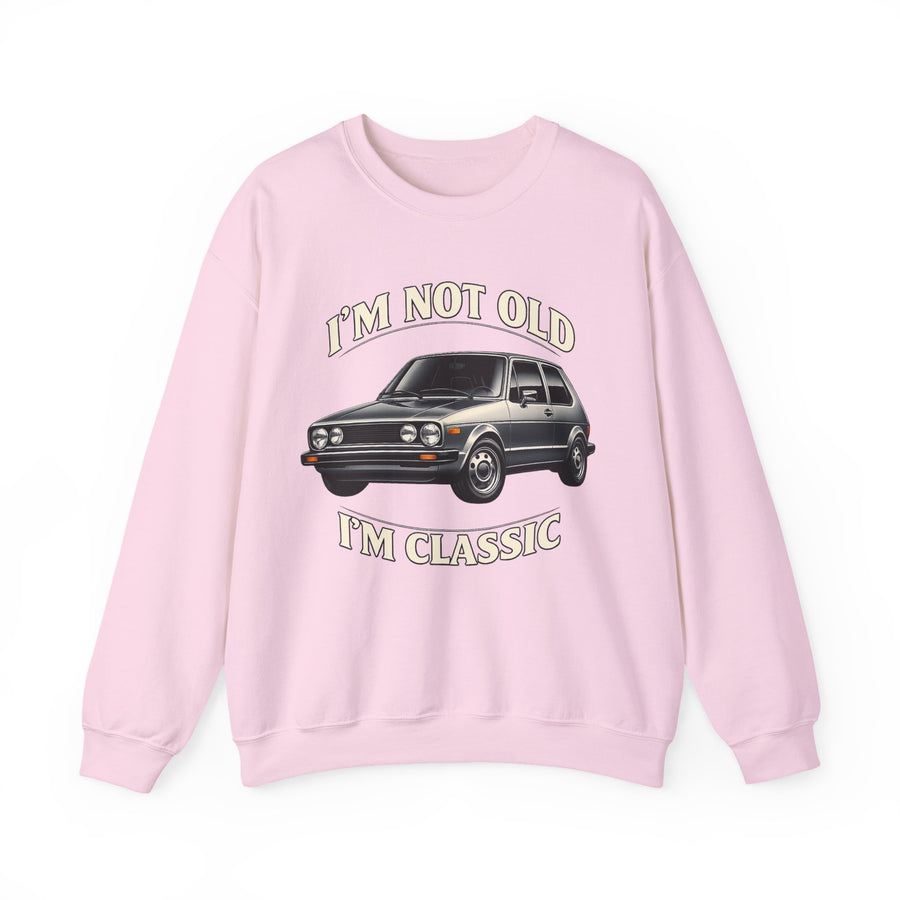 Sweat VW Golf 1 Ancêtre – I'm Not Old I'm Classic – Pull Rétro Auto pour Fans & Anniversaire