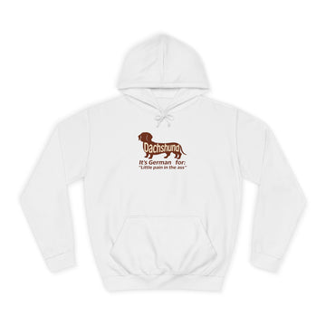 Dachshund – Little Pain in the Ass Hoodie – Lustiges Dackel-Motiv mit Spruch